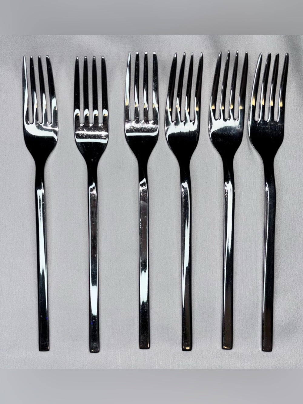 Villeroy & Boch NewWave Salad Forks 18/10 Stainless Steel Set of 6